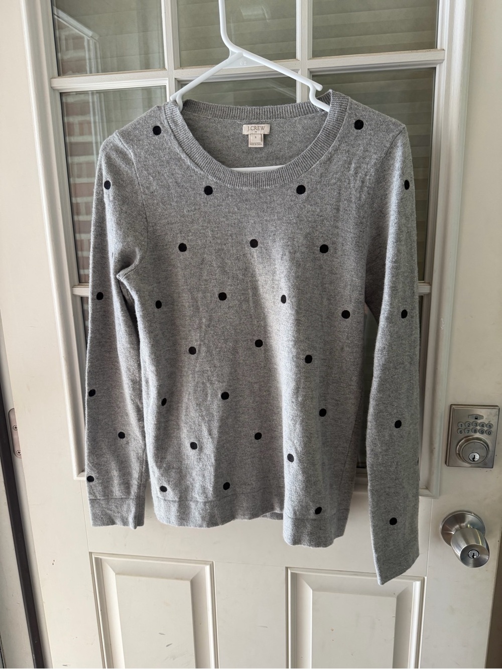 J. Crew Light Gray Crewneck Sweater - Picture 2 of 6